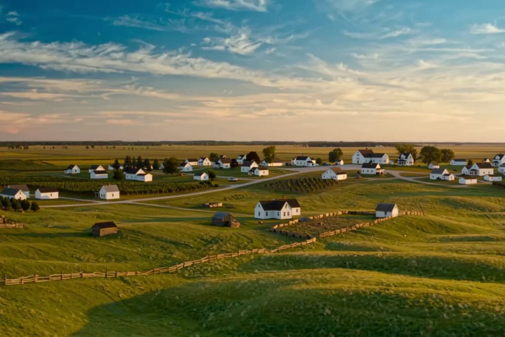 Ohio Amish Country skyline